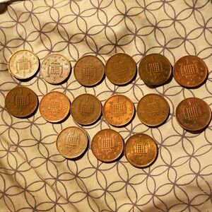 19 old Great Britain New pennys